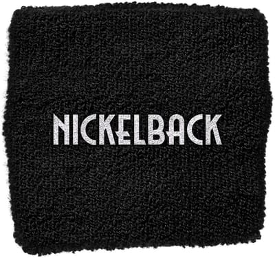 Nickelback - Logo Zweetband - Zwart/Wit