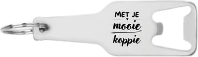 Akyol - met je mooie koppie flesopener - Liefde - relatie - cadeau - 105 x 25mm