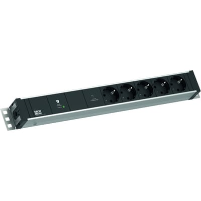 BACHMANN 19 1,5U 5xCEE7/3 1xGVS-Plus 2,0m CEE7/7