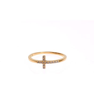 Nialaya damesring goud 925 zilver