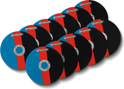 Parkside Doorslijpschijven 11 Delig Metaal - slijpschijven set - Voor metaal - Ø125 x 1,2 mm - Voor gangbare haakse slijpers (bijv. van Parkside, Bosch, Black&Decker, Einhell, Makita, Kress, Metabo