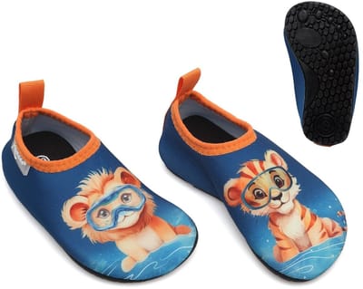 Waterschoenen kinderen - Zwemschoenen kind - Blauw/Oranje Maat 24