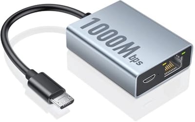 Ethernet-adapter 1000 Mbps voor Fire TV Stick en Chromecast