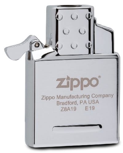Zippo gasaansteker - Zippo regular chroom high polish - Aansteker met stormvlam