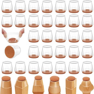 36 Stuks Ronde Stoelpoot Viltjes - Bescherming Tegen Krassen