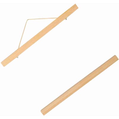 Moderne Magnetische Zaagsel Foto Lijst DIY Poster Rol Prints Kunstwerk Hanger Wit Hout Type 1 beige