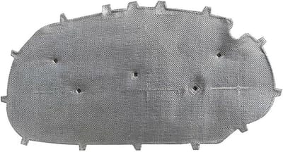 Geluidsisolatiemat - Motorkap Isolatie - Motor Geluidsdemping - Warmte-isolerend Materiaal - 1 Stuk - Zilver