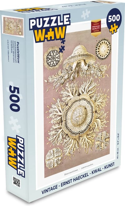 Puzzel Vintage - Ernst Haeckel - Kwal - Kunst - Legpuzzel - Puzzel 500 stukjes