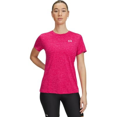 Under Armour Twist T-shirt met korte mouwen voor dames (Dageraad Roze)
