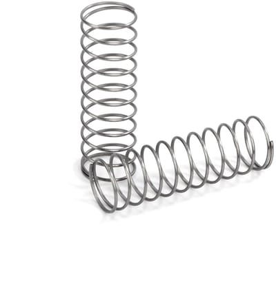 Drukveren Roestvrij Staal - Compressieveren Set - Mechanische Toepassingen - Hoge Elasticiteit - 25 mm lengte - Zilverkleurig