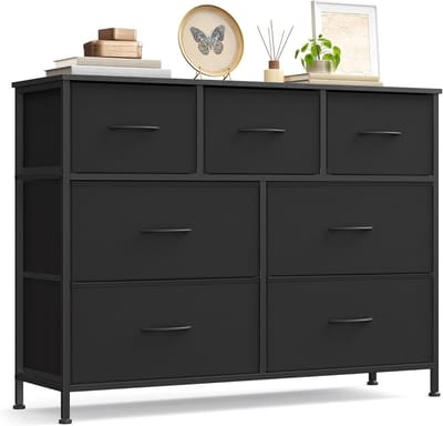 Commode 7 Laden 74x99x30 cm - 74x99x30 cm - Zwart - Medahomestore