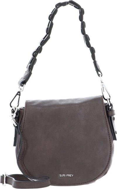 SURI FREY Handtas Schoudertas Luzy Flap Pocket Brown Bruine