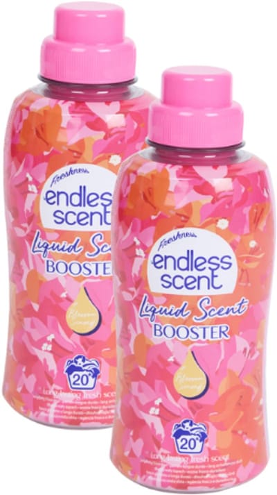 Wasparfum - Endless Scent Blossom Senses - 2x 400 ml - MULTIPACK | Liquid Geurbooster voor in de was - Wasparfum voor Wasmachine
