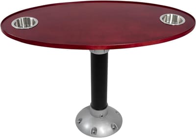 RV Tafel - Camper Tafel - Reizen met Voertuig - Verstelbare Hoogte - 81x45x59cm - Rosso