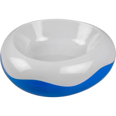 Duvoplus - Voerbak - Hond - Koelkom 1500ml - L - Ã˜29cm Wit/blauw - 1st