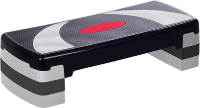 HOMCOM Aerobics stepper - Hout - 80x31x12cm - Zwart