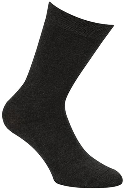 Boru Bamboo - 2341 - Nette Sokken - Bamboe & Wol - Badstof Voetbed - Unisex - 35-38 - Zwart