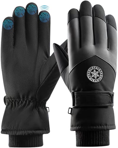 Allecto - Heren Winterhandschoenen - Warm - Waterdicht en Winddicht tot -30°C - Ideaal voor Skiën en Snowboarden - Bescherming tegen kou - Geschik