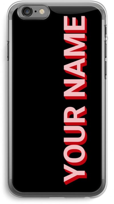 Gepersonaliseerd - Case Company® - Hoesje geschikt voor iPhone 6 PLUS / 6S PLUS hoesje - Namecase - Soft Cover Telefoonhoesje - Bescherming aan alle Kanten en Schermrand