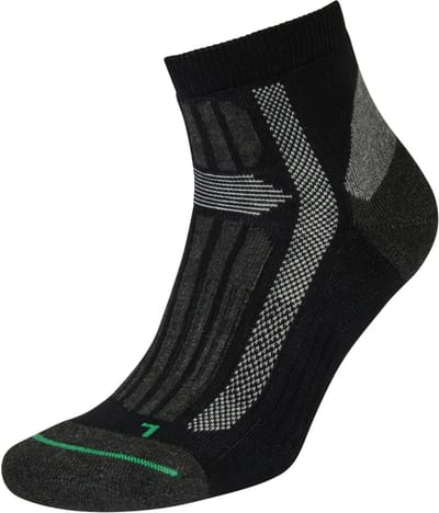 10CEL 6 paar quarter work socks black 35-38 gemaakt van TENCEL™ Lyocell zacht & sterk