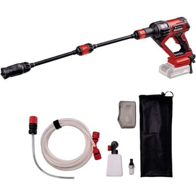 Einhell Accu Hogedrukreiniger HYPRESSO 18/24-1 Solo - Power X-Change - 18 V/Li-ion - Max. 24 bar - 240 l/u - Incl. lans, diverse sproeiers en schuimsproeier - Excl. accu en lader