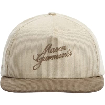 Mason Garments Cap Bicolore Petten Taupe Acc-27