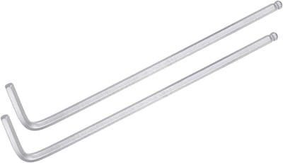 L-vormige Inbussleutel 5/32 Inch, Lange CR-V Sleutel voor Thuisreparaties, Set van 2, Perfect voor Meubels en Klussen