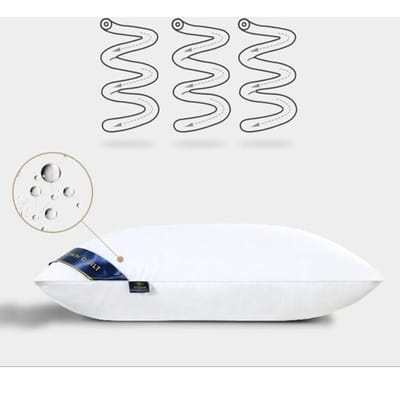 Hotelkussens Specifiek Ontworpen voor Bescherming van de Cervicale Wervelkolom en Slaapondersteuning Thuisgebruik Slaapzaal Enkele Kussenvulling 48*74 white