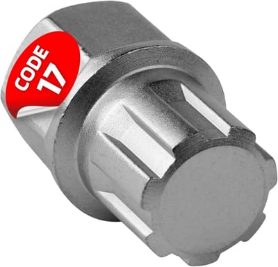 SW-Stahl 02381L-18 Wielslotadapter 17" | Geschikt voor BMW | Gereedschap voor het verwijderen van wielsloten | Wielslotverwijderaar | Wielslotsleutel