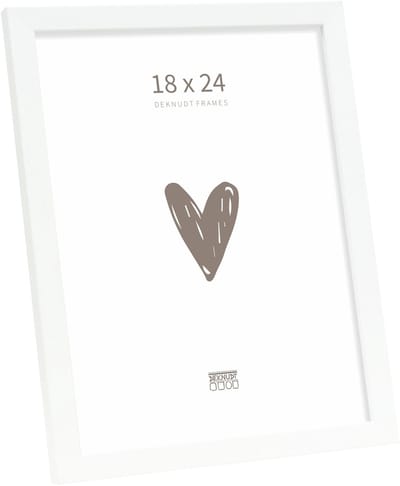 Deknudt Frames fotolijst S243K1 - wit - smal - foto 18x24 cm