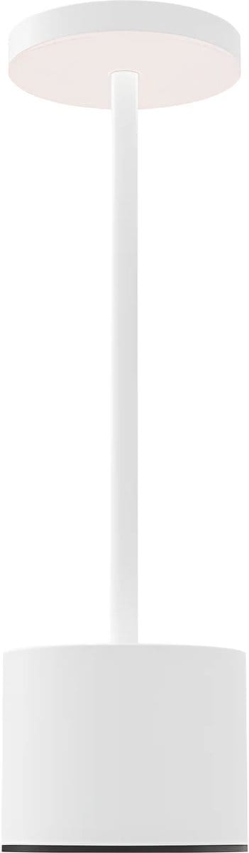 LED Tafellamp Draadloos Oplaadbaar - Brinton Zentor - Aanpasbare Lichtkleur 3000K-4000K-6500K - Spatwaterdicht IP44 - USB-C - Wit
