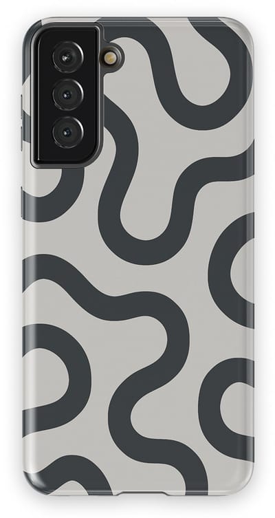 DripCase Motion Flow Tough Hoesje Samsung Galaxy S21 Plus | Backcover met Mag | Trendy Design | Valbescherming | Graphite Glide