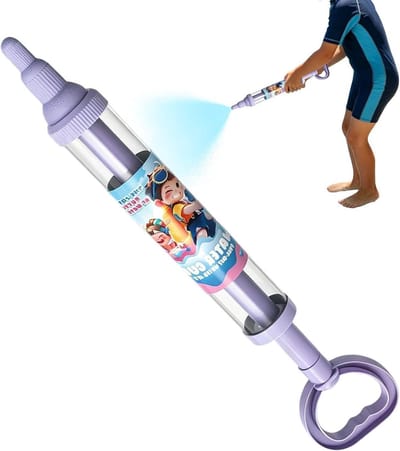 Waterspeelgoed - Waterpistool Sprinkler - Buiten Spelen - Afneembaar Mondstuk - 41 x 9 x 4 cm - Paars