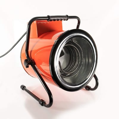 Elektrische Heater - Mobiele Kachel - Snelle Verwarming - 3 Warmtestanden - 3kW Vermogen - Rood