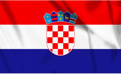 Vlag Kroatie