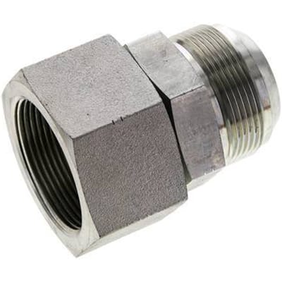 JIC  Nippel UN 1-7/8''-12 Buitendraad X Binnendraad Staal 105bar