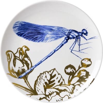 Wandbord Insecten - Libelle - Keramiek - 20 cm