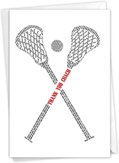 Bedankt Coach Kaart - Wenskaart Dankbaarheid - Sport Team Bedanken - Creatief Ontwerp - 13x18cm - Meerkleurig