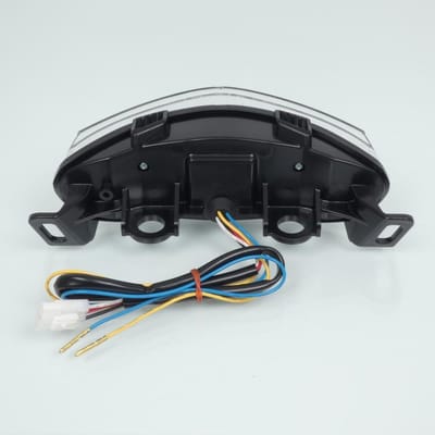 achterlicht bike it voor motorfiets kawasaki 650 er6 2009 tot 2011 led transparant / knipperlichten nieuw