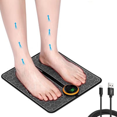 Elektrische Voetmassageapparaat met 8 Modi en 19 Intensiteiten voor Ontspanning en Pijnbestrijding