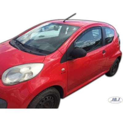Déflecteurs d'air - J&J AUTOMOTIVE - Heko - Fumé - Pour Citroen C1 2005-2014 - Installation facile