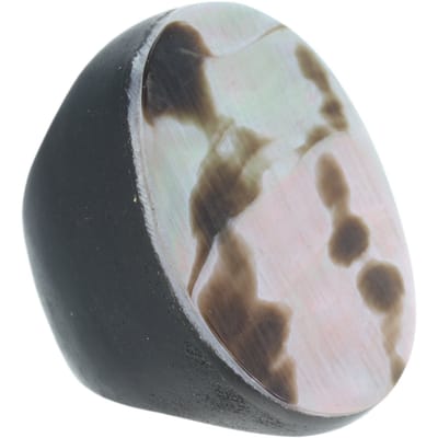 Behave - Ring - Handgemaakte Houten Ring - Schelp - Bohemian Stijl, Natuurlijke Look