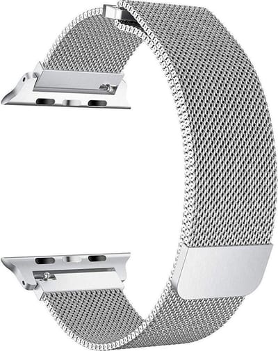Bandje geschikt voor Samsung Galaxy Watch Active 1 - Milanees Zilver