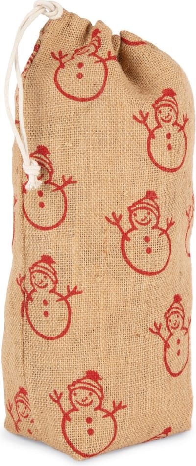 Tas One Size Kimood Natural / Cherry Red 100% Jute