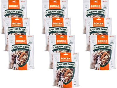 Boxby Calcium Bone - Hondensnacks - 10 x 360 g Valuepack