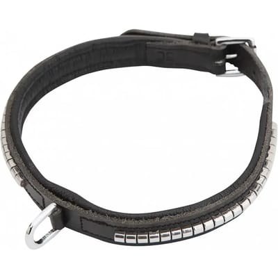 Hondenhalsband van leer met klinknagels HORKA