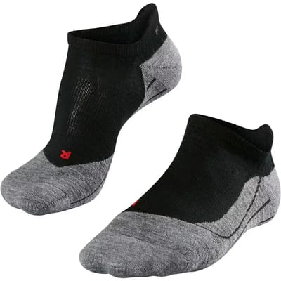 FALKE TK5 Invisible anti-blaar dun wol functioneel materiaal wandelsokken heren zwart - maat 39-41