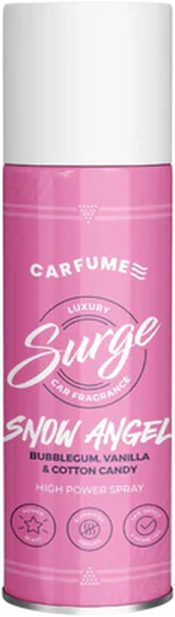 Carfume - Surge - Snow Angel - Luchtverfrisser en parfum in 1 - Krachtige Blast Can - Limited Edition!