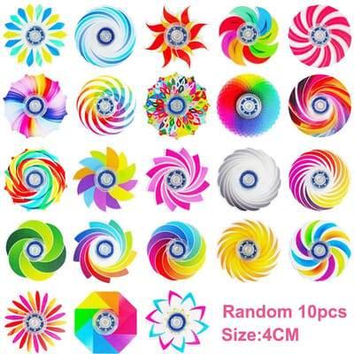 10 STUKS Fidget Spinners Groothandel Angst ADHD Stressverlichting Speelgoed Feestartikelen Verjaardagscadeaus voor Kinderen Jongens Meisjes Klaslokaal Prijzen blue