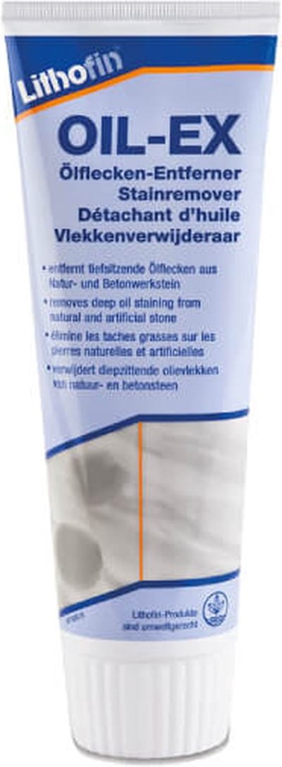 Lithofin OIL-EX 250ml - Olievlekkenverwijderaar - Haalt vlekken uit natuursteen en beton